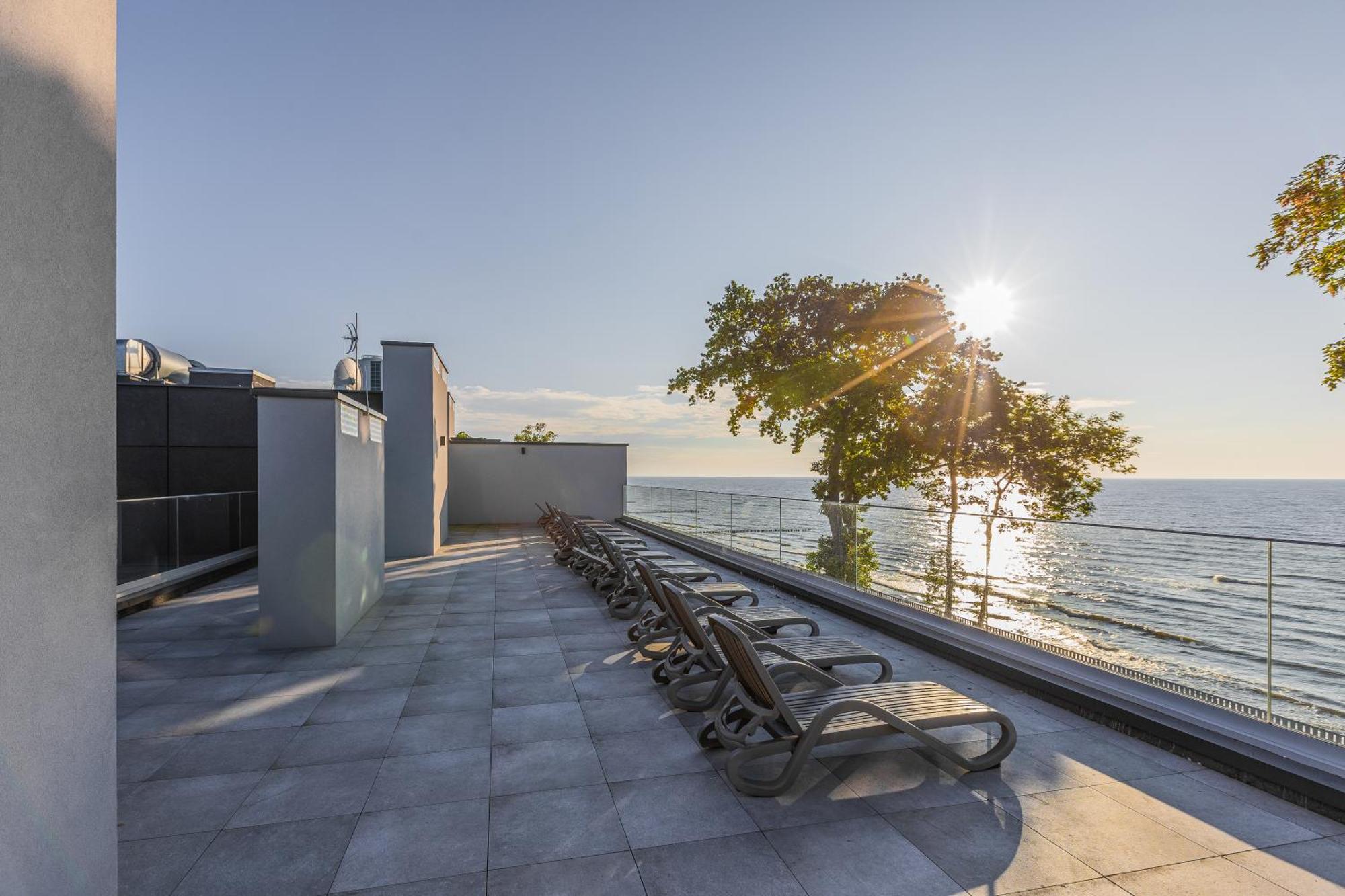 Baltic View Rewal 6-Pax Latte Apartment Bagian luar foto